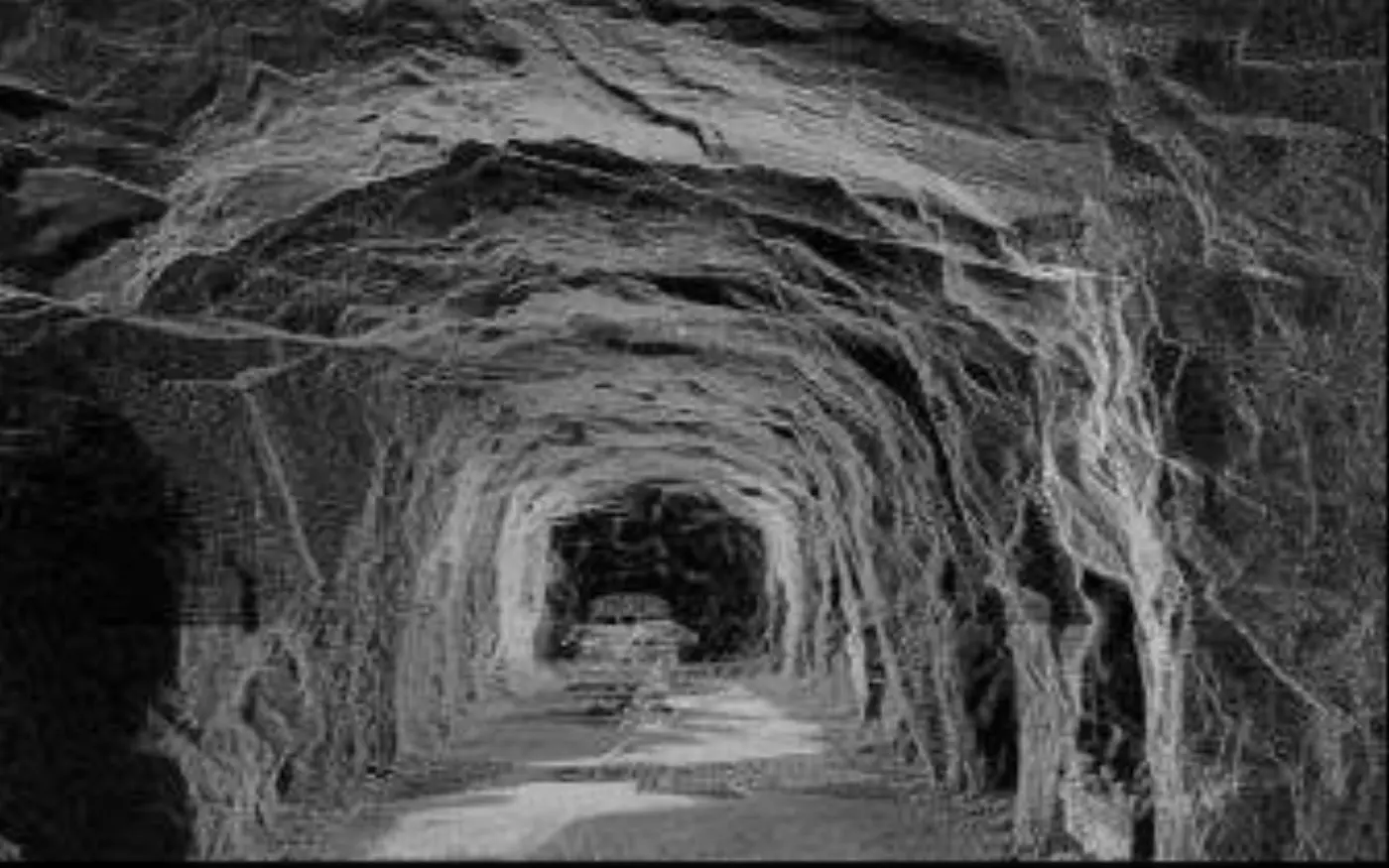 LiDAR tunnel scan — subterranean environment